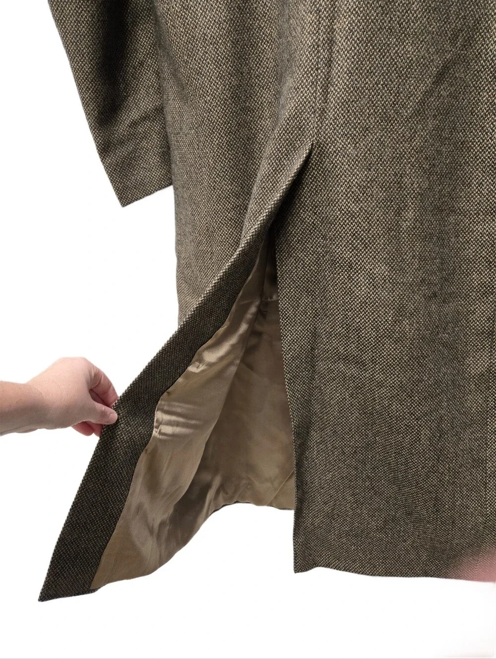 Brooks Brothers Tweed Wool Overcoat